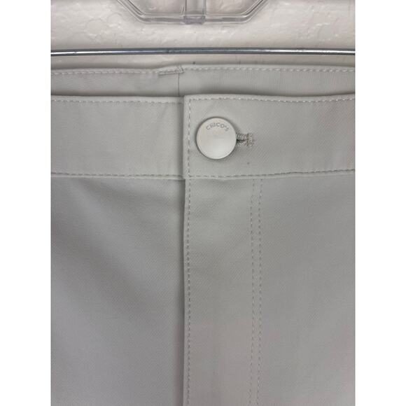 Chico’s Off White Dress Pants Trousers Straight Leg Size 14R - Picture 3 of 12